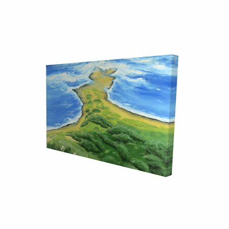 FONDO 20 x 30 in. Golf Course on the Coast-Print on Canvas FO2778234